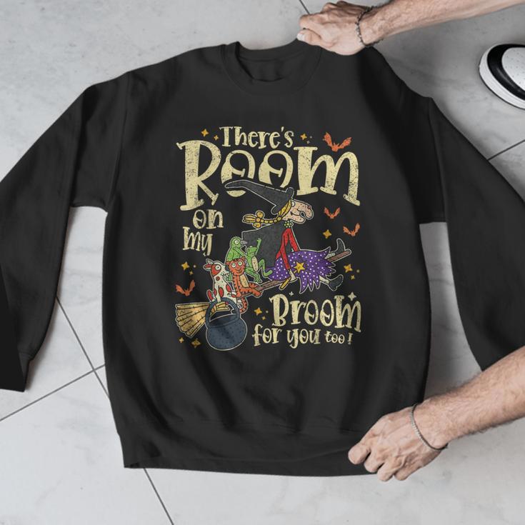 There's Room On My Broom For You Too Teacher Halloween Men Graphic Sweatshirt, funny design