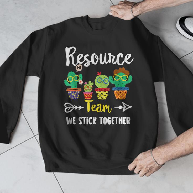 Resource Team Cactus Crew Resource Teacher Squad Men Graphic Sweatshirt, funny design Resource Team Cactus Crew Resource Teacher Squad Men Graphic Sweatshirt, funny design