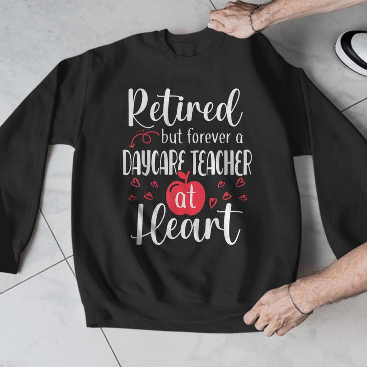 Retired Daycare Teacher Retirement For Daycare Teacher Men Graphic Sweatshirt, funny design Retired Daycare Teacher Retirement For Daycare Teacher Men Graphic Sweatshirt, funny design