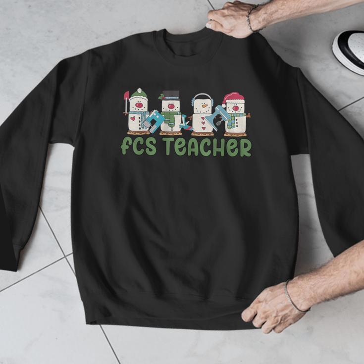 Retro Christmas Snowman FCS Teacher Family Consumer Science Men Graphic Sweatshirt, Science Teacher Gifts, funny design Retro Christmas Snowman FCS Teacher Family Consumer Science Men Graphic Sweatshirt, Science Teacher Gifts, funny design