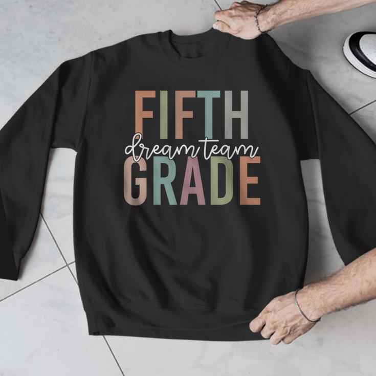 Retro Fifth Grade Dream Team Groovy Teacher Back To School Men Women Girls Kids Men Graphic Sweatshirt, Groovy Teacher Gifts, funny design Retro Fifth Grade Dream Team Groovy Teacher Back To School Men Women Girls Kids Men Graphic Sweatshirt, Groovy Teacher Gifts, funny design