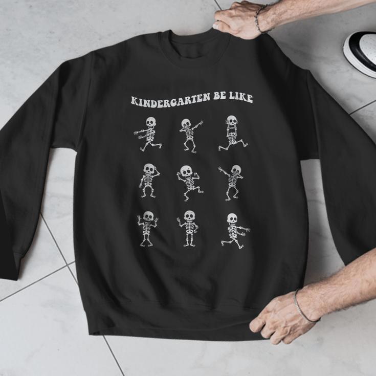 Retro Halloween Kindergarten Teacher Skeleton Trick Or Treat Men Women Kids Men Graphic Sweatshirt, funny design Retro Halloween Kindergarten Teacher Skeleton Trick Or Treat Men Women Kids Men Graphic Sweatshirt, funny design