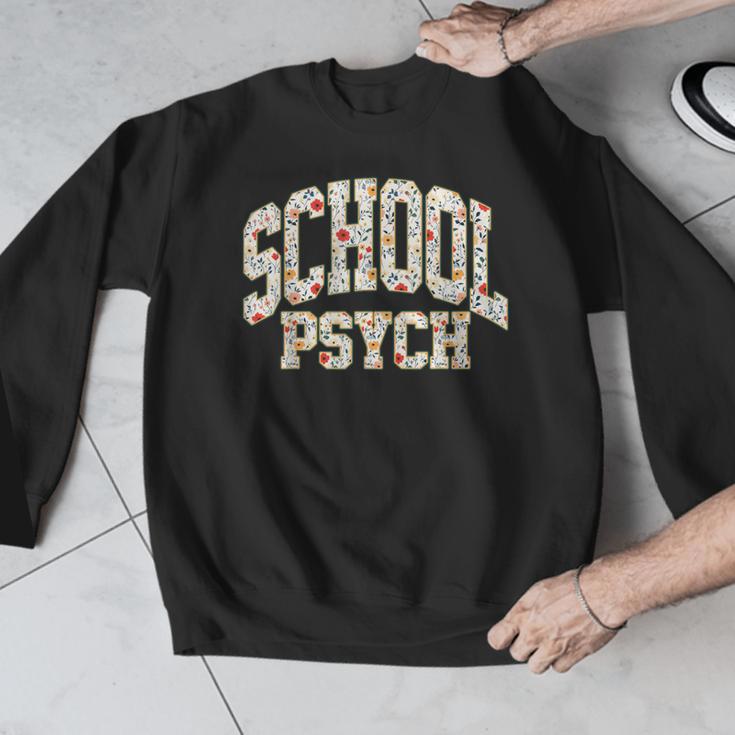 Retro Wildflower School Psych Teacher School Psychologist Men Graphic Sweatshirt, funny design Retro Wildflower School Psych Teacher School Psychologist Men Graphic Sweatshirt, funny design