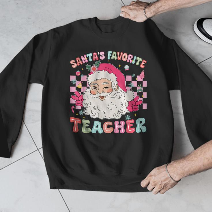 Santa Favorite Teacher Shirt Teacher Christmas Men Graphic Sweatshirt, funny design Santa Favorite Teacher Shirt Teacher Christmas Men Graphic Sweatshirt, funny design