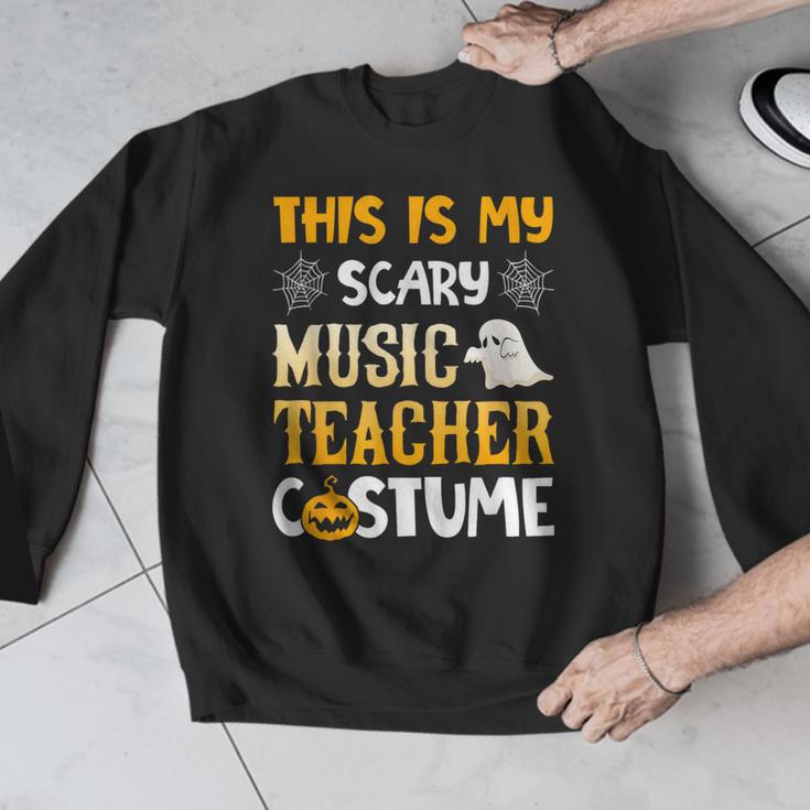 This Is My Scary Music Teacher Halloween Costumes Pajama Men Graphic Sweatshirt, funny design
