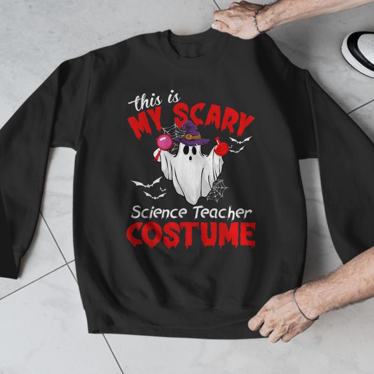 This Is My Scary Science Teacher Costume Ghost Halloween Men Graphic Sweatshirt, Science Teacher Gifts, funny design This Is My Scary Science Teacher Costume Ghost Halloween Men Graphic Sweatshirt, Science Teacher Gifts, funny design