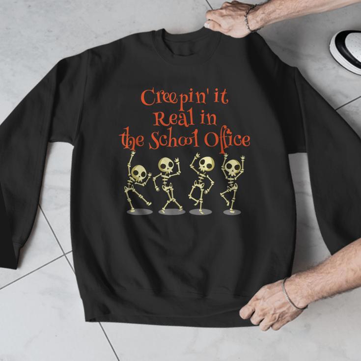 School Office Clerk Creepin' It Real HALLOWEEN Teacher Shirt Men Graphic Sweatshirt, funny design School Office Clerk Creepin' It Real HALLOWEEN Teacher Shirt Men Graphic Sweatshirt, funny design