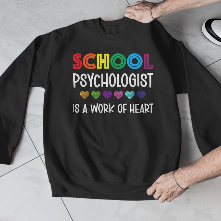 School Psychologist Is a Work Of Heart Teacher LSSP Doctor Men Graphic Sweatshirt, funny design School Psychologist Is a Work Of Heart Teacher LSSP Doctor Men Graphic Sweatshirt, funny design