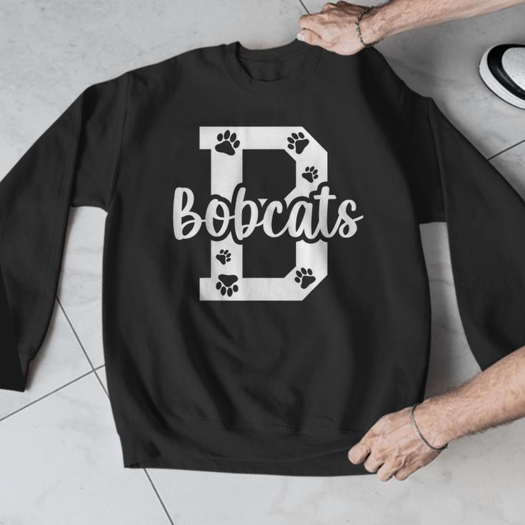 School Spirit Mascot Bobcats Back To School Teacher Student Men Graphic Sweatshirt, funny design