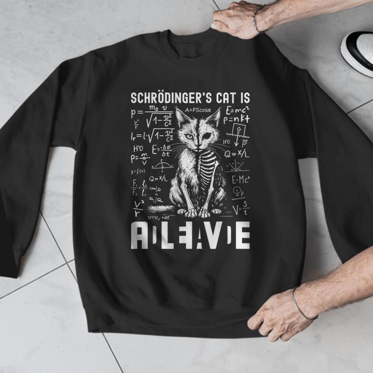 Schrodinger's Cat Dead And Alive Physics Teacher Men Graphic Sweatshirt, funny design Schrodinger's Cat Dead And Alive Physics Teacher Men Graphic Sweatshirt, funny design
