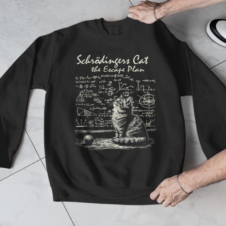 SchröDinger's Cat Escape Plan Science Teacher For Men Women Kids Men Graphic Sweatshirt, Science Teacher Gifts, funny design SchröDinger's Cat Escape Plan Science Teacher For Men Women Kids Men Graphic Sweatshirt, Science Teacher Gifts, funny design