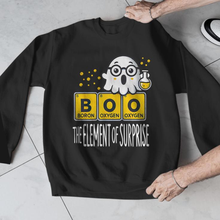 Science Teacher Halloween Elements Of Surprise Chemistry Men Graphic Sweatshirt, Science Teacher Gifts, funny design