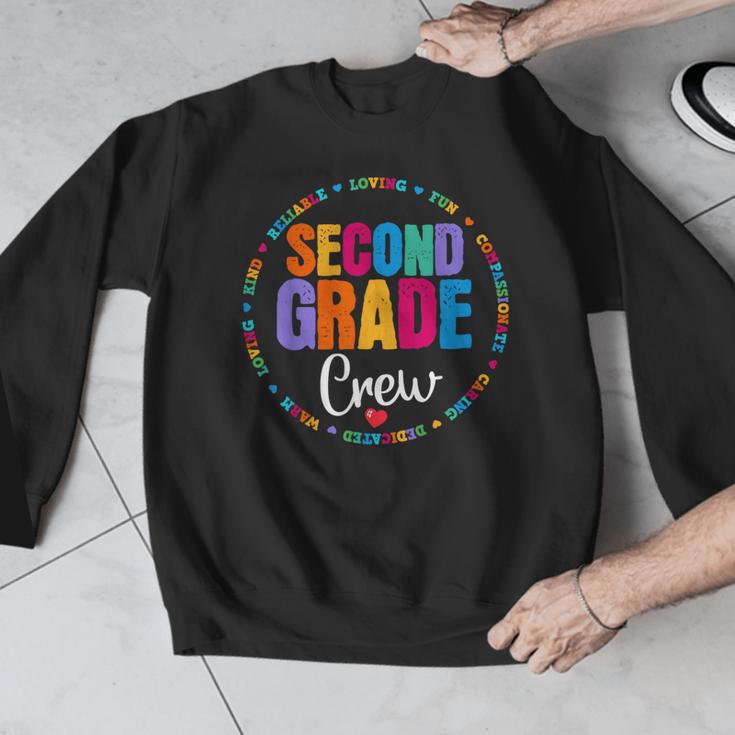 Second Grade Crew 2nd Back To School Teacher Team Squad Men Graphic Sweatshirt, 2nd Grade Teacher Gifts, funny design Second Grade Crew 2nd Back To School Teacher Team Squad Men Graphic Sweatshirt, 2nd Grade Teacher Gifts, funny design