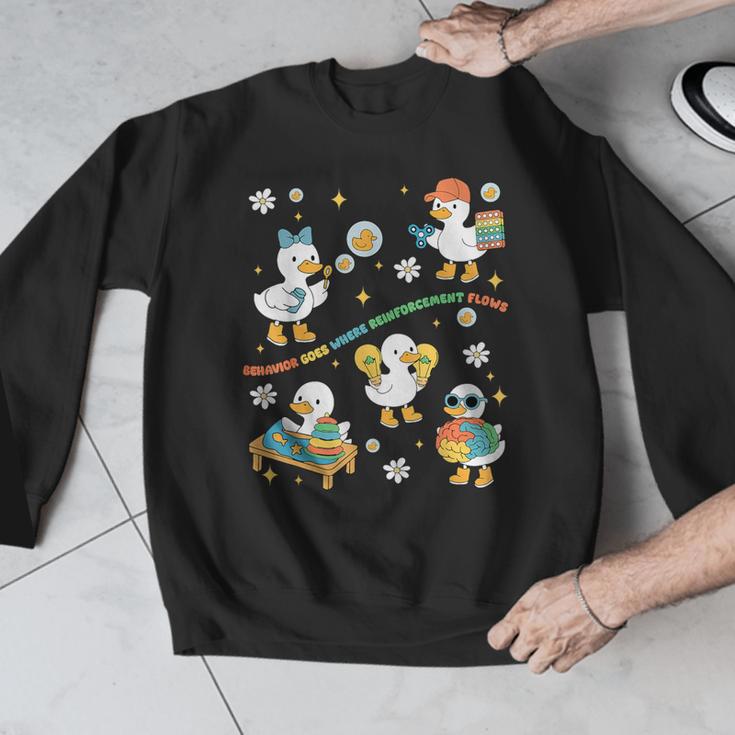 Silly Goose Behavior Analyst RBT ABA Therapy SPED Teacher Men Graphic Sweatshirt, funny design