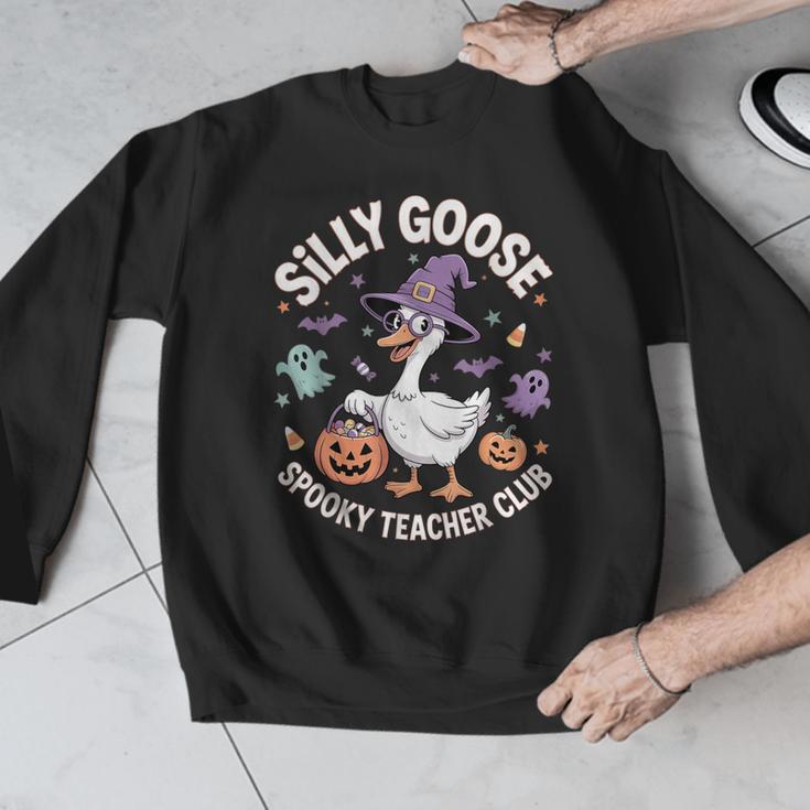 Silly Goose Spooky Teacher Club Halloween Witch Ghost Men Graphic Sweatshirt, funny design Silly Goose Spooky Teacher Club Halloween Witch Ghost Men Graphic Sweatshirt, funny design