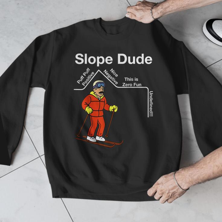 Slope Dude Algebra Geometry Middle School Math Teacher Men Graphic Sweatshirt, funny design