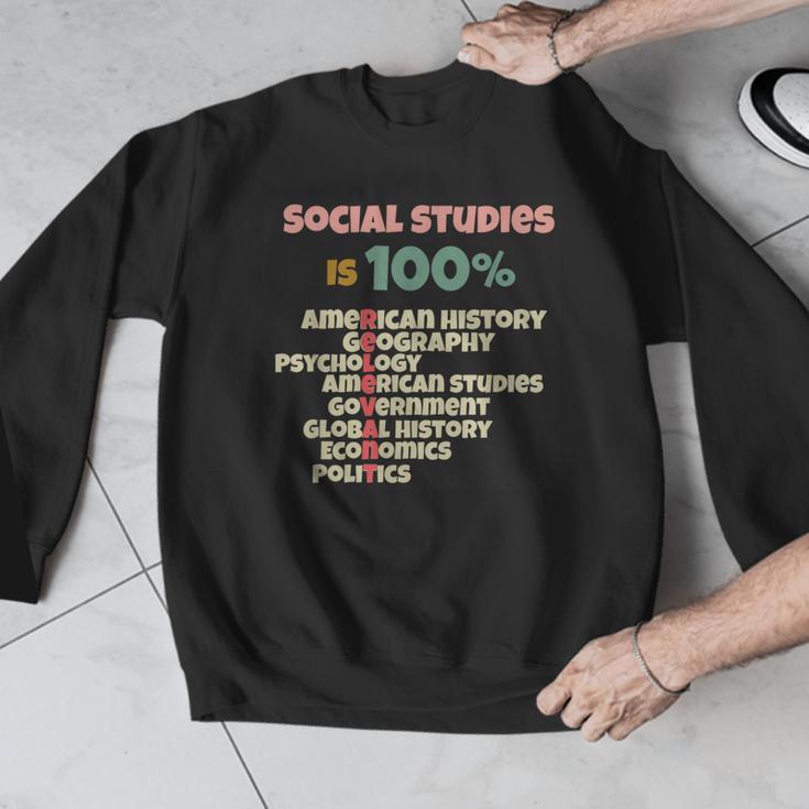 Social Studies Is Relevant History Teacher History Buff Men Graphic Sweatshirt, History Teacher Gifts, funny design