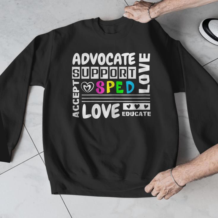 Special Education Advocate Love Support SPED Teacher Men Graphic Sweatshirt, funny design Special Education Advocate Love Support SPED Teacher Men Graphic Sweatshirt, funny design