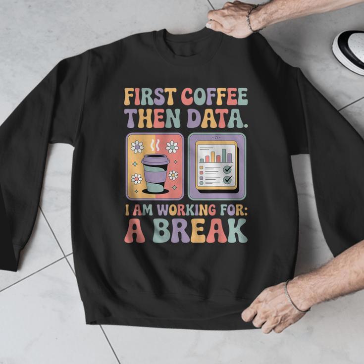 Special Education First Coffee Then Data Retro SPED Teacher Men Graphic Sweatshirt, funny design Special Education First Coffee Then Data Retro SPED Teacher Men Graphic Sweatshirt, funny design