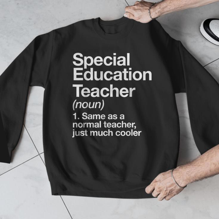 Special Education Teacher Definition Back To School Men Graphic Sweatshirt, funny design