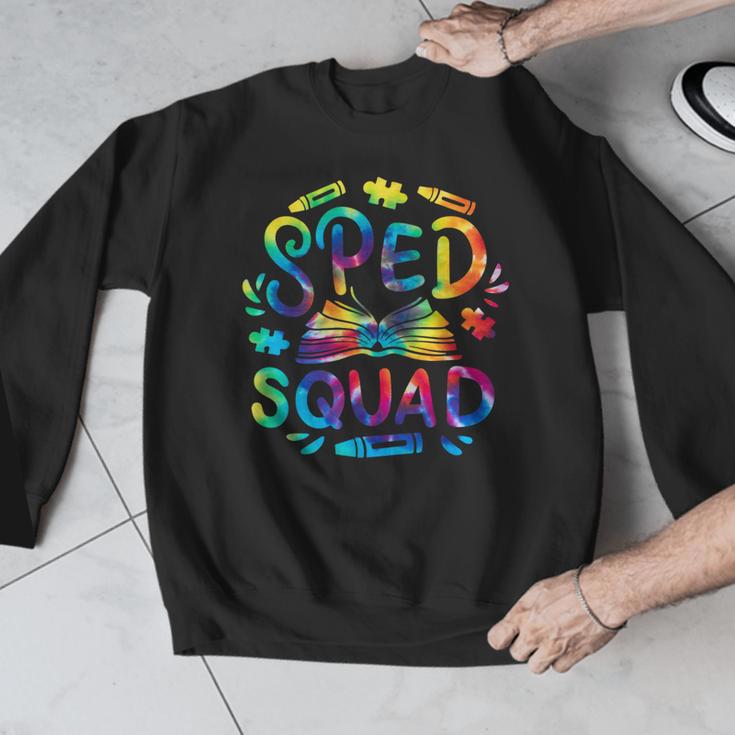Special Education Teacher Sped Squad SPED Teacher Tie Dye Men Graphic Sweatshirt, funny design Special Education Teacher Sped Squad SPED Teacher Tie Dye Men Graphic Sweatshirt, funny design