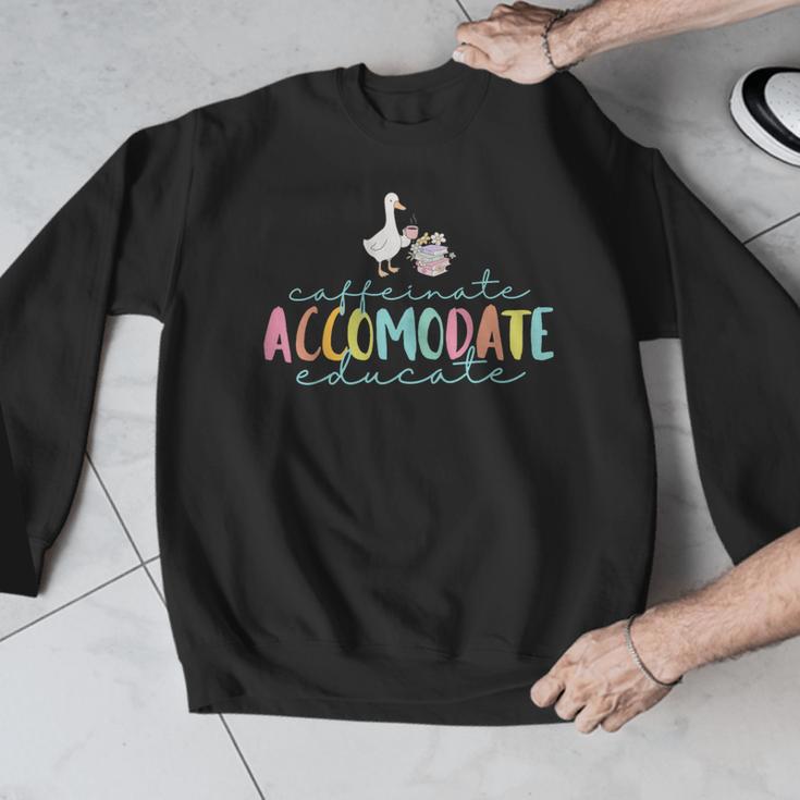 SPED Dream Team Teachers Special Education Silly Goose Men Graphic Sweatshirt, funny design