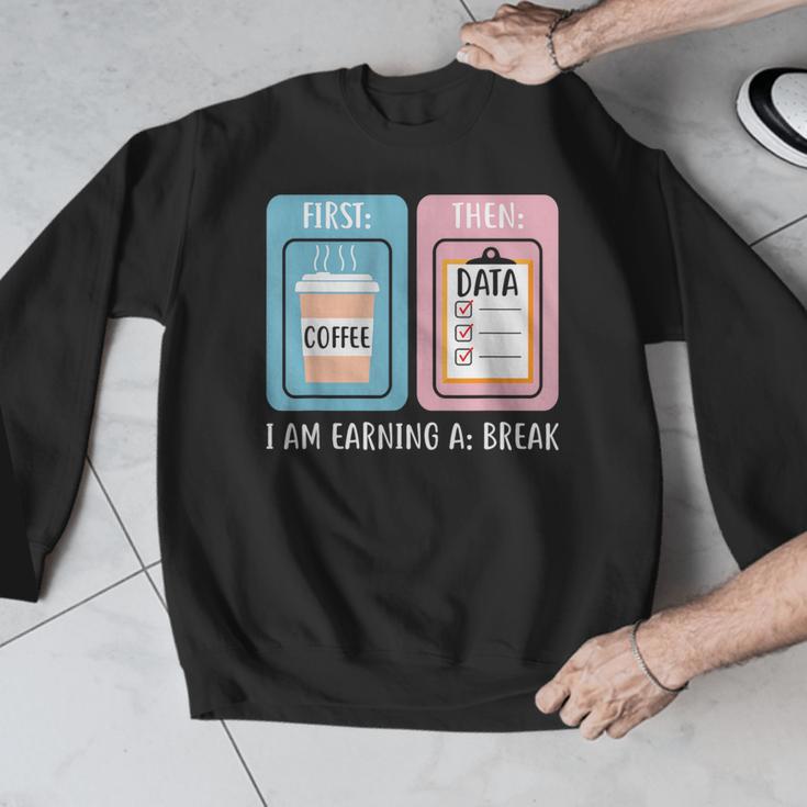 SPED Teacher Special Education First Coffee Then Data Men Graphic Sweatshirt, funny design