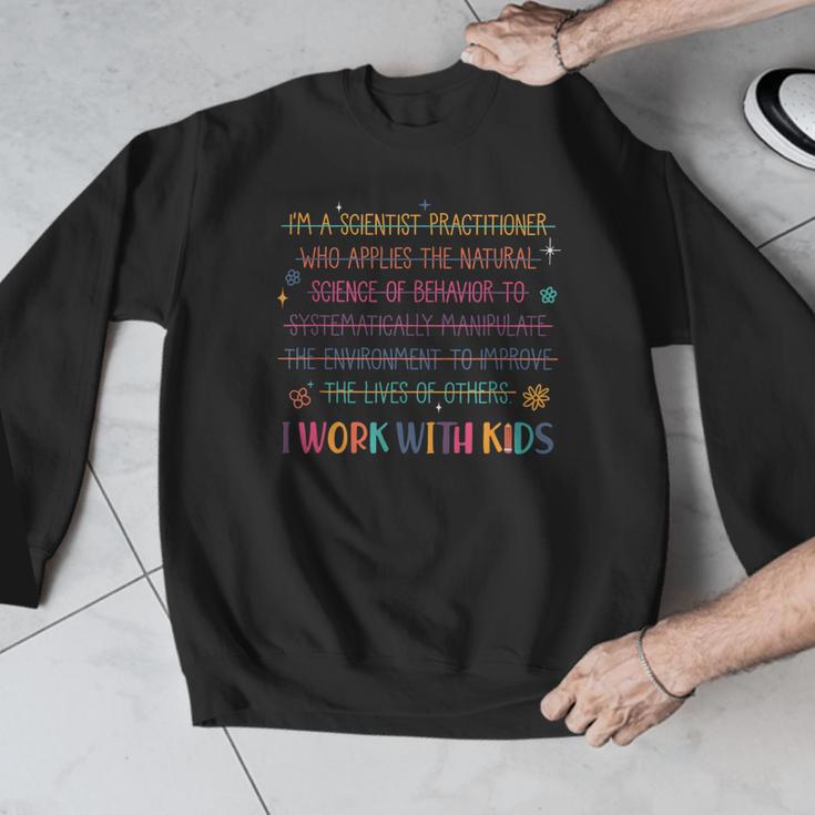 Sped Teacher I Work With Kids Behavior Specialist ABA Men Graphic Sweatshirt, funny design Sped Teacher I Work With Kids Behavior Specialist ABA Men Graphic Sweatshirt, funny design