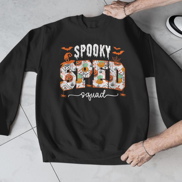 Spooky SPED Squad Special Education Teacher Halloween Ghost Men Graphic Sweatshirt, funny design Spooky SPED Squad Special Education Teacher Halloween Ghost Men Graphic Sweatshirt, funny design