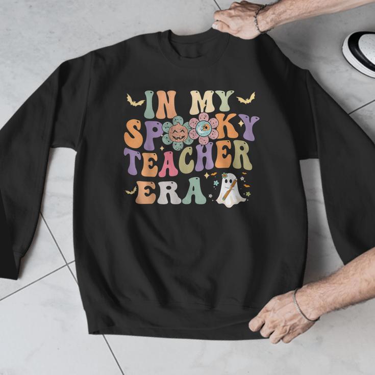 In My Spooky Teacher Era Groovy Hippie Retro Ghost Halloween Men Women Kids Men Graphic Sweatshirt, Groovy Teacher Gifts, funny design In My Spooky Teacher Era Groovy Hippie Retro Ghost Halloween Men Women Kids Men Graphic Sweatshirt, Groovy Teacher Gifts, funny design