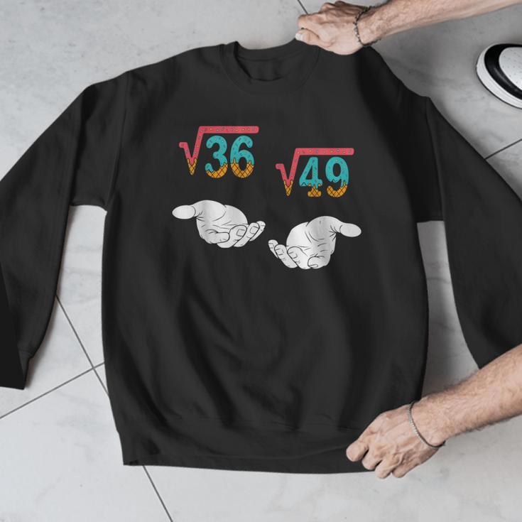 Square Root 36 49 Meme 67 Ice Cream Drip Math Teacher Tee Men Graphic Sweatshirt, funny design Square Root 36 49 Meme 67 Ice Cream Drip Math Teacher Tee Men Graphic Sweatshirt, funny design