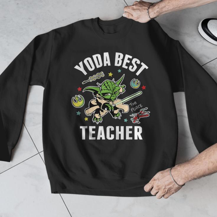 Star Wars Yoda Best Teacher Icons Men Graphic Sweatshirt, funny design