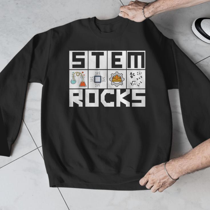 STEM Rocks Science Technology Engineering Math STEM Teacher Men Graphic Sweatshirt, Science Teacher Gifts, funny design STEM Rocks Science Technology Engineering Math STEM Teacher Men Graphic Sweatshirt, Science Teacher Gifts, funny design