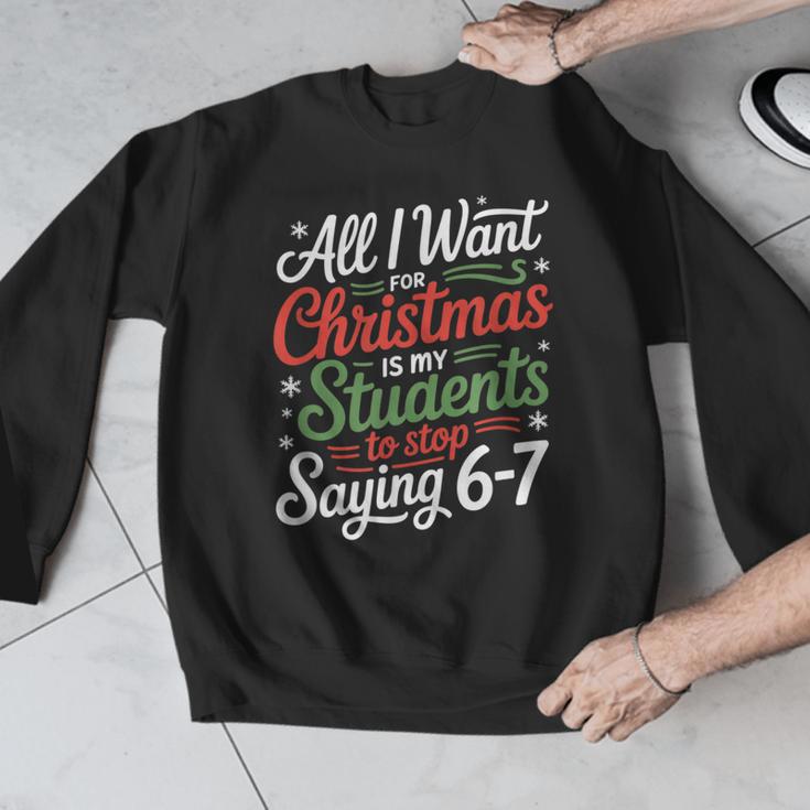 Students Saying 6-7 67 Six Seven Teacher Christmas Men Graphic Sweatshirt, funny design Students Saying 6-7 67 Six Seven Teacher Christmas Men Graphic Sweatshirt, funny design