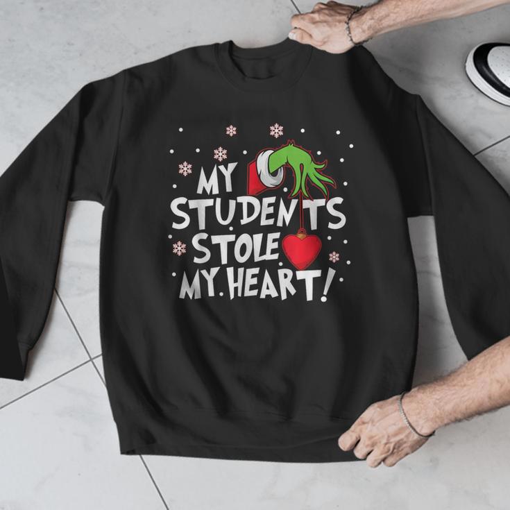 My Students Stole My Heart School Teacher Christmas Men Women Kids Men Graphic Sweatshirt, funny design
