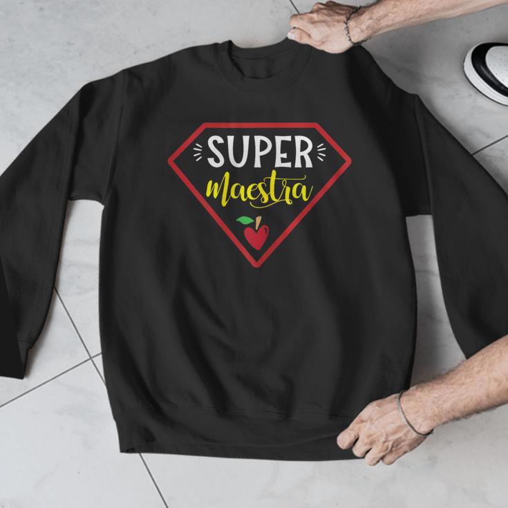 Super Heroe Maestra Espanol Spanish Super Teacher Men Graphic Sweatshirt, Super Teacher Gifts, funny design