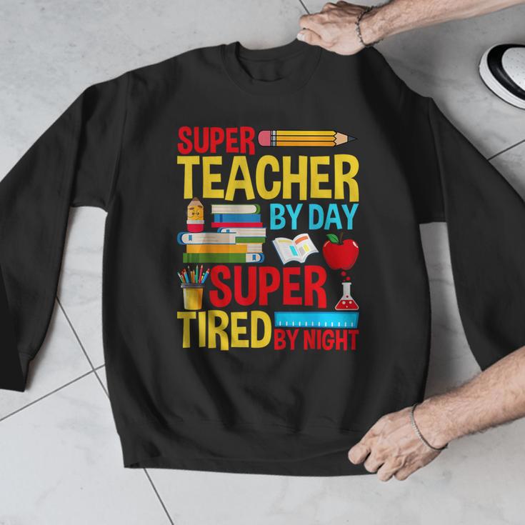 Super Teacher By Day Super Tired By Night Superhero Teacher Men Graphic Sweatshirt, Super Teacher Gifts, funny design Super Teacher By Day Super Tired By Night Superhero Teacher Men Graphic Sweatshirt, Super Teacher Gifts, funny design