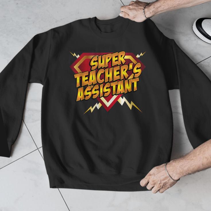Super Teacher's Assistant Educational Superhero Men Graphic Sweatshirt, funny design Super Teacher's Assistant Educational Superhero Men Graphic Sweatshirt, funny design