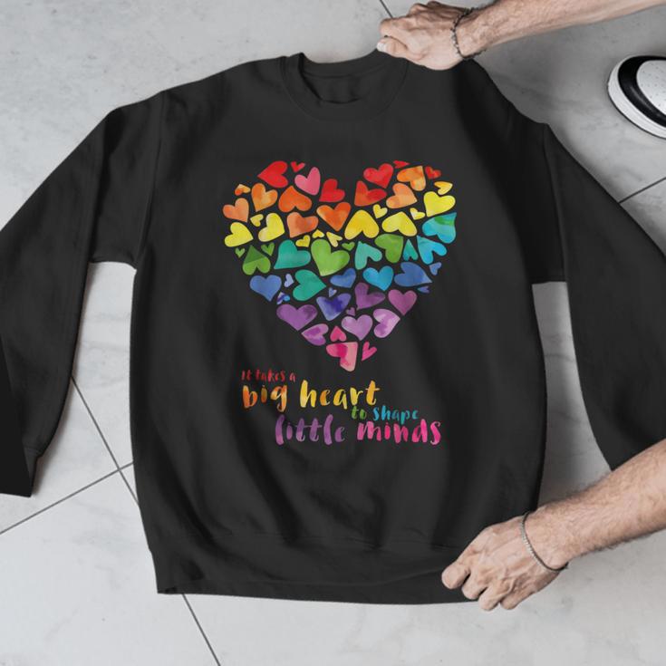 It Takes a Big Heart To Shape Little Minds Teacher Men Graphic Sweatshirt, funny design It Takes a Big Heart To Shape Little Minds Teacher Men Graphic Sweatshirt, funny design
