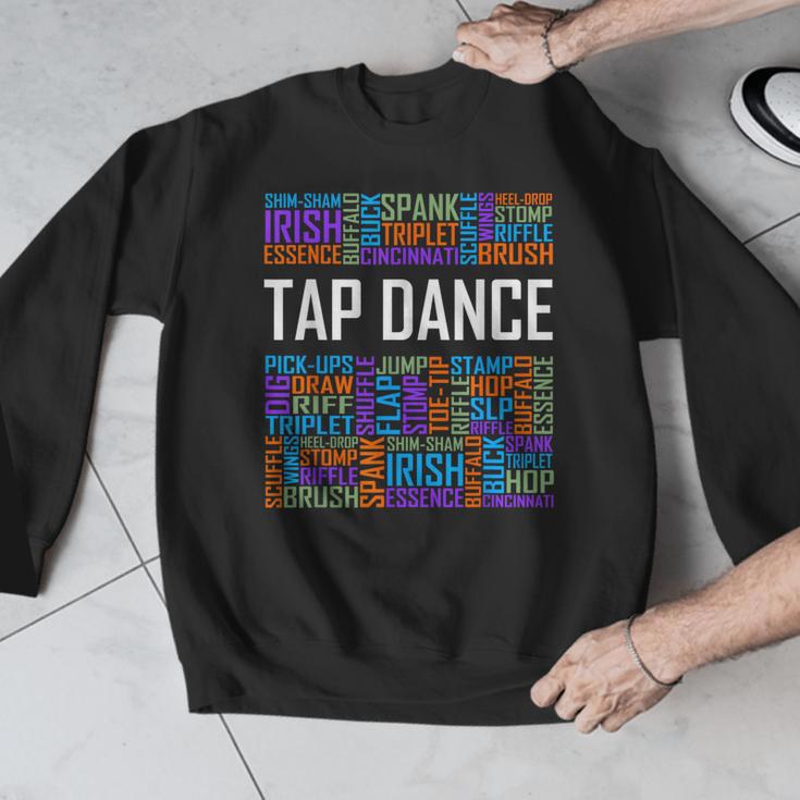 Tap Dance Words Lover Tap Dancer Dancing Teacher Men Graphic Sweatshirt, funny design Tap Dance Words Lover Tap Dancer Dancing Teacher Men Graphic Sweatshirt, funny design