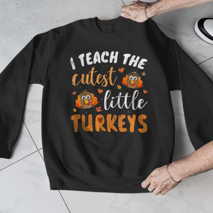 I Teach The Cutest Little Turkeys For Teacher Thanksgiving Men Graphic Sweatshirt, funny design I Teach The Cutest Little Turkeys For Teacher Thanksgiving Men Graphic Sweatshirt, funny design