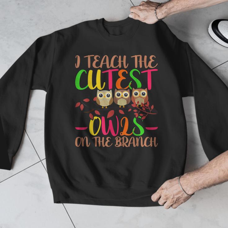 I Teach The Cutest Owls Christmas Or Teachers Day Men Graphic Sweatshirt, funny design I Teach The Cutest Owls Christmas Or Teachers Day Men Graphic Sweatshirt, funny design