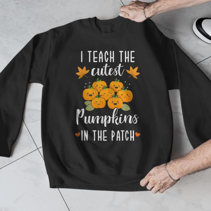 I Teach The Cutest Pumpkins In The Patch Halloween Teacher Men Graphic Sweatshirt, funny design I Teach The Cutest Pumpkins In The Patch Halloween Teacher Men Graphic Sweatshirt, funny design