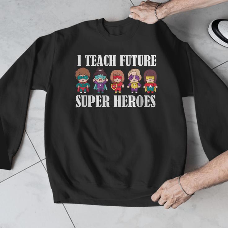 I Teach Future Superheroes Last Day Back To School Teacher Men Graphic Sweatshirt, Future Teacher Gifts, funny design I Teach Future Superheroes Last Day Back To School Teacher Men Graphic Sweatshirt, Future Teacher Gifts, funny design