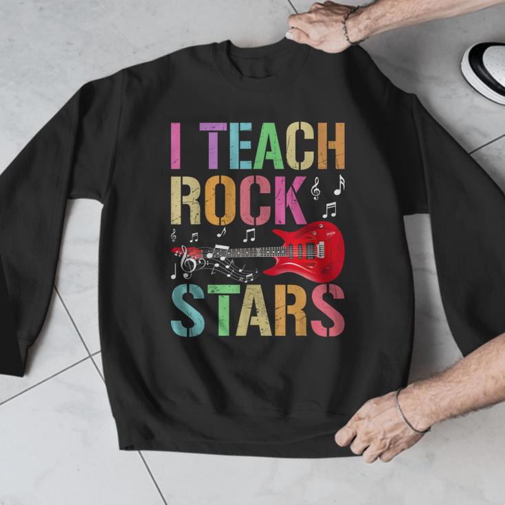 I Teach Rockstars Band Vibes Teacher Rocks My Music Teaching Men Graphic Sweatshirt, funny design I Teach Rockstars Band Vibes Teacher Rocks My Music Teaching Men Graphic Sweatshirt, funny design