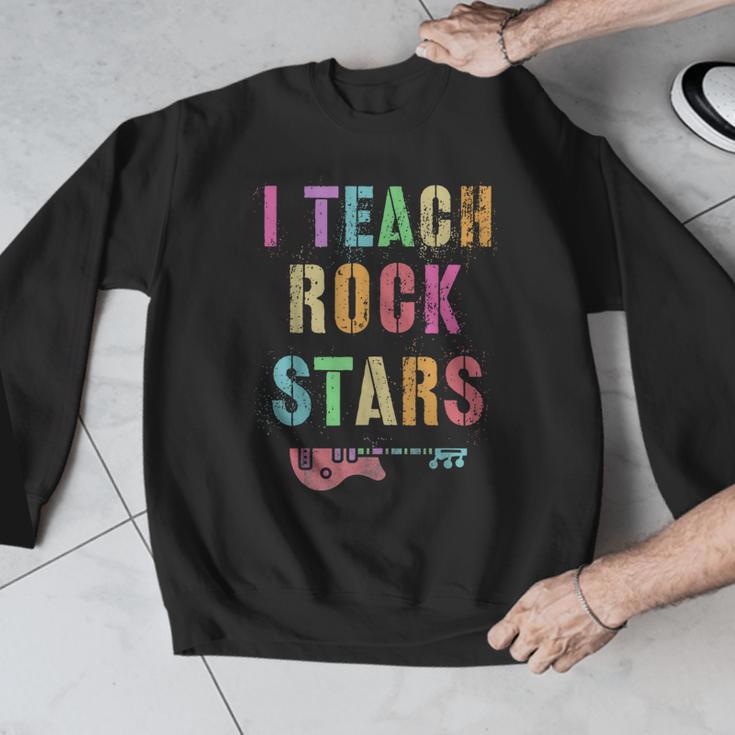 I TEACH ROCKSTARS Band Vibes Teacher Rocks My Music Teaching Men Graphic Sweatshirt, funny design I TEACH ROCKSTARS Band Vibes Teacher Rocks My Music Teaching Men Graphic Sweatshirt, funny design