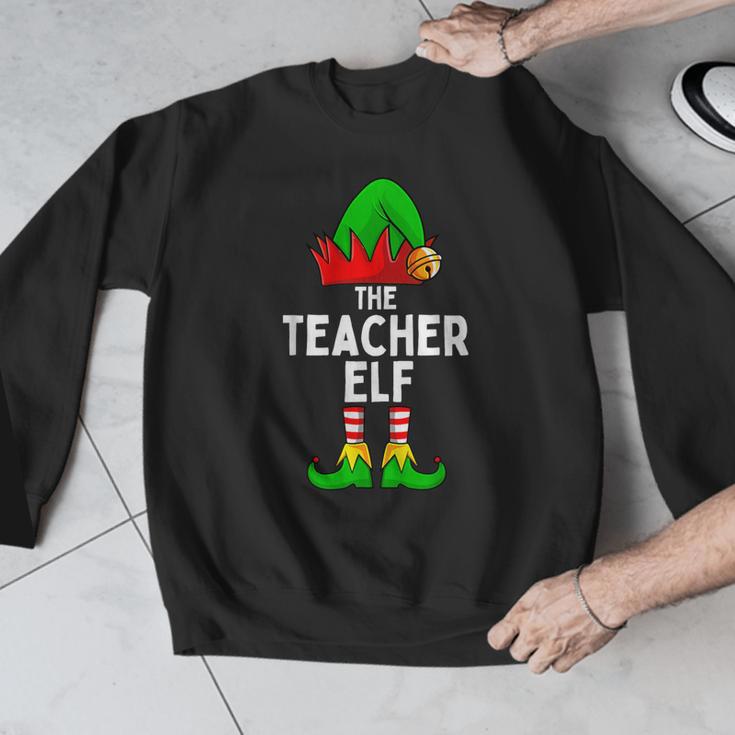 Teacher Elf Matching Family Christmas Women Men Men Graphic Sweatshirt, funny design Teacher Elf Matching Family Christmas Women Men Men Graphic Sweatshirt, funny design