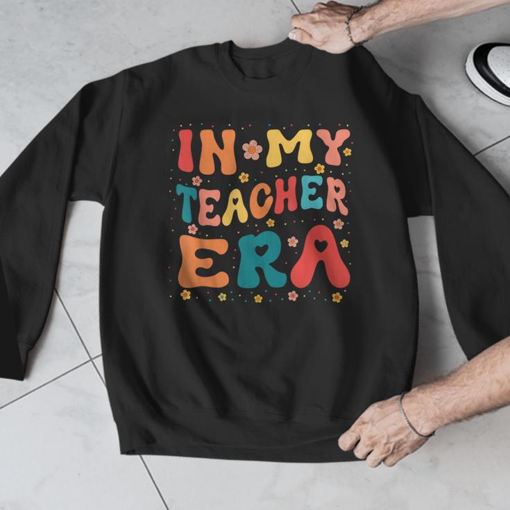 In My Teacher Era First Day Of School Back To School Retro Men Graphic Sweatshirt, funny design In My Teacher Era First Day Of School Back To School Retro Men Graphic Sweatshirt, funny design