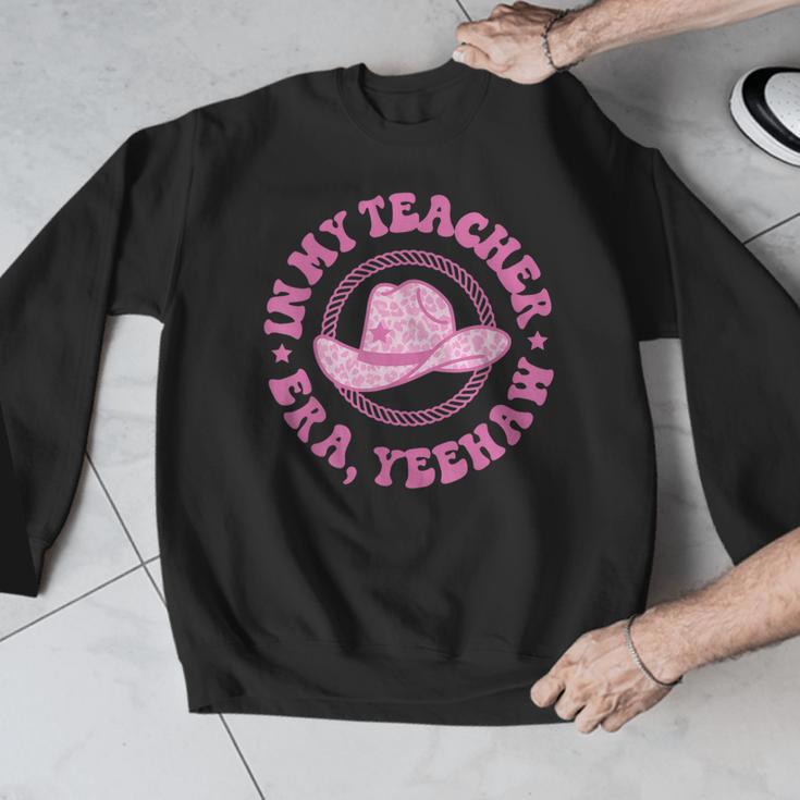 In My Teacher Era Yeehaw Pink Teacher Western Cowgirl Men Graphic Sweatshirt, funny design In My Teacher Era Yeehaw Pink Teacher Western Cowgirl Men Graphic Sweatshirt, funny design