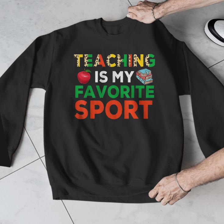 Teacher Is My Favorite Sport Teacher Teaching Lover Men Graphic Sweatshirt, funny design Teacher Is My Favorite Sport Teacher Teaching Lover Men Graphic Sweatshirt, funny design